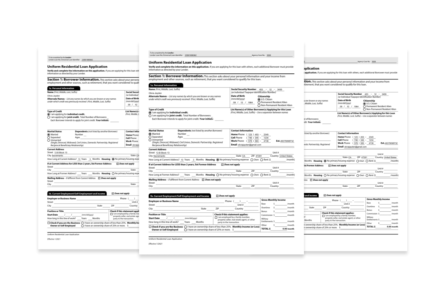 1033 Form Mortgage